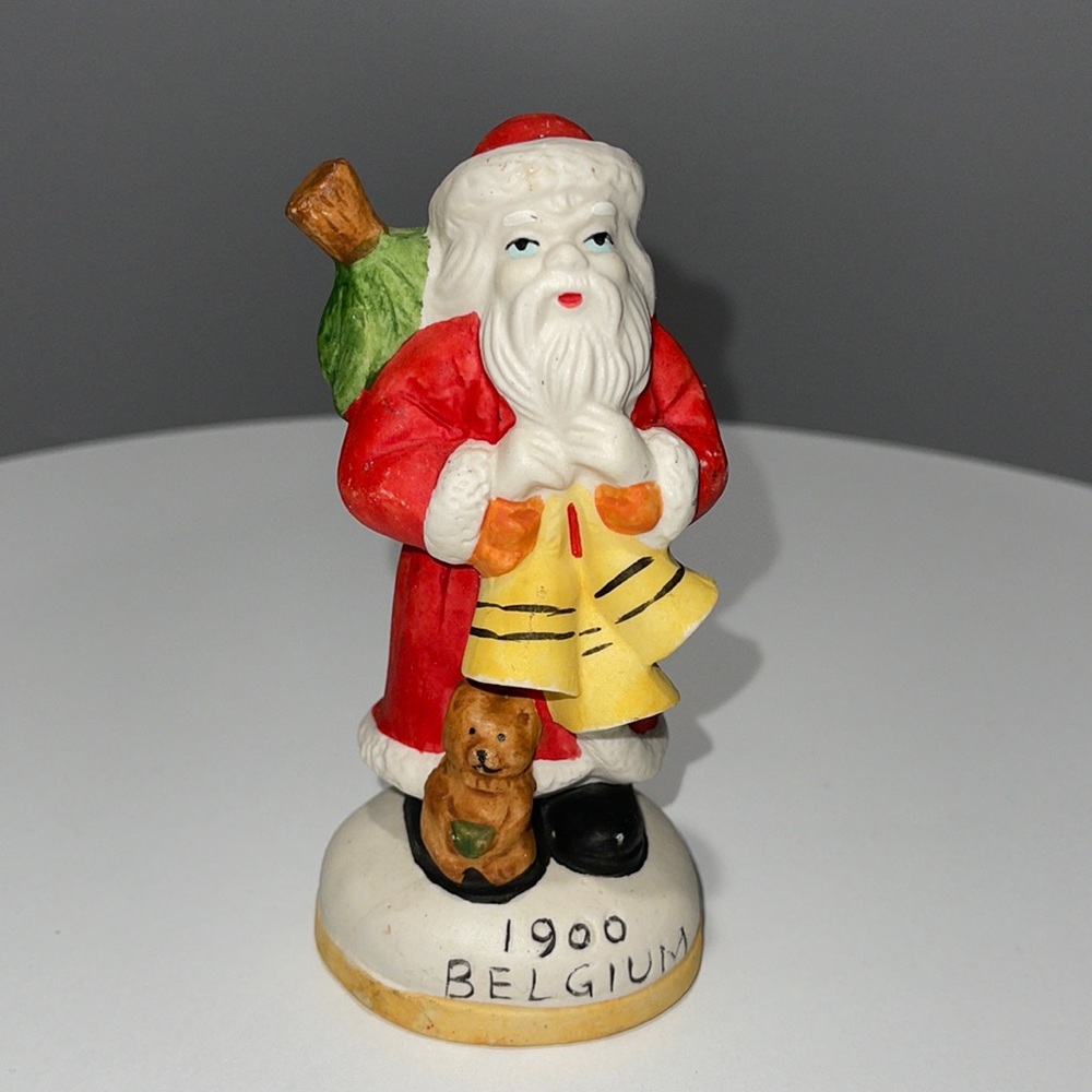 Santa Clause Belgium 1900  5” figurine